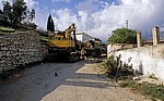 Straße Sarandë - Vlorë: Baustelle - Albanische Riviera